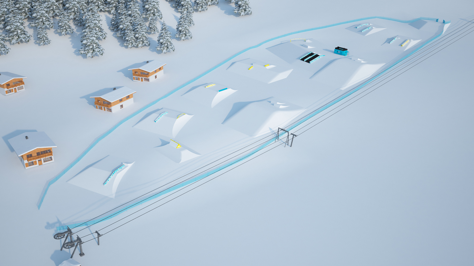 Neuer Snowpark im Skigebiet Sudelfeld