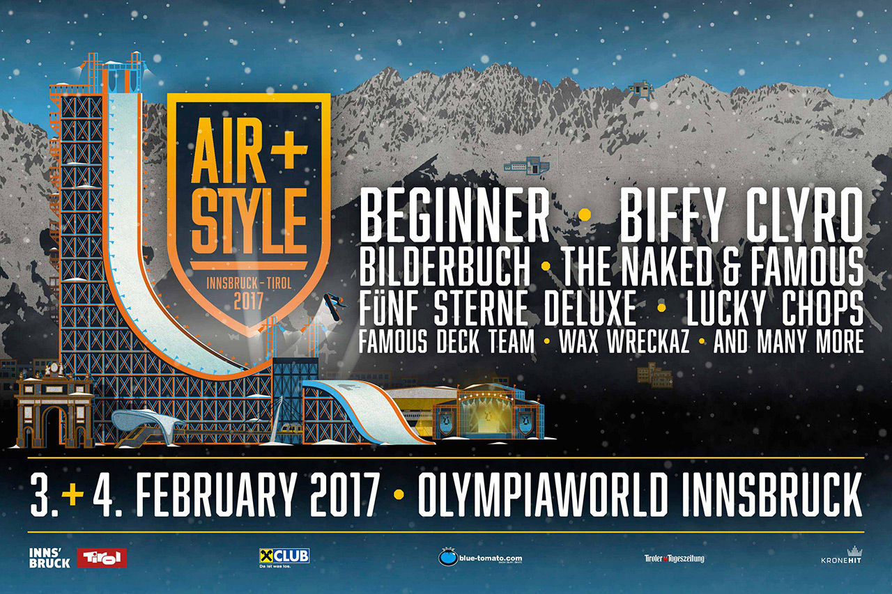 Air + Style Innsbruck 2017: Das Line-up