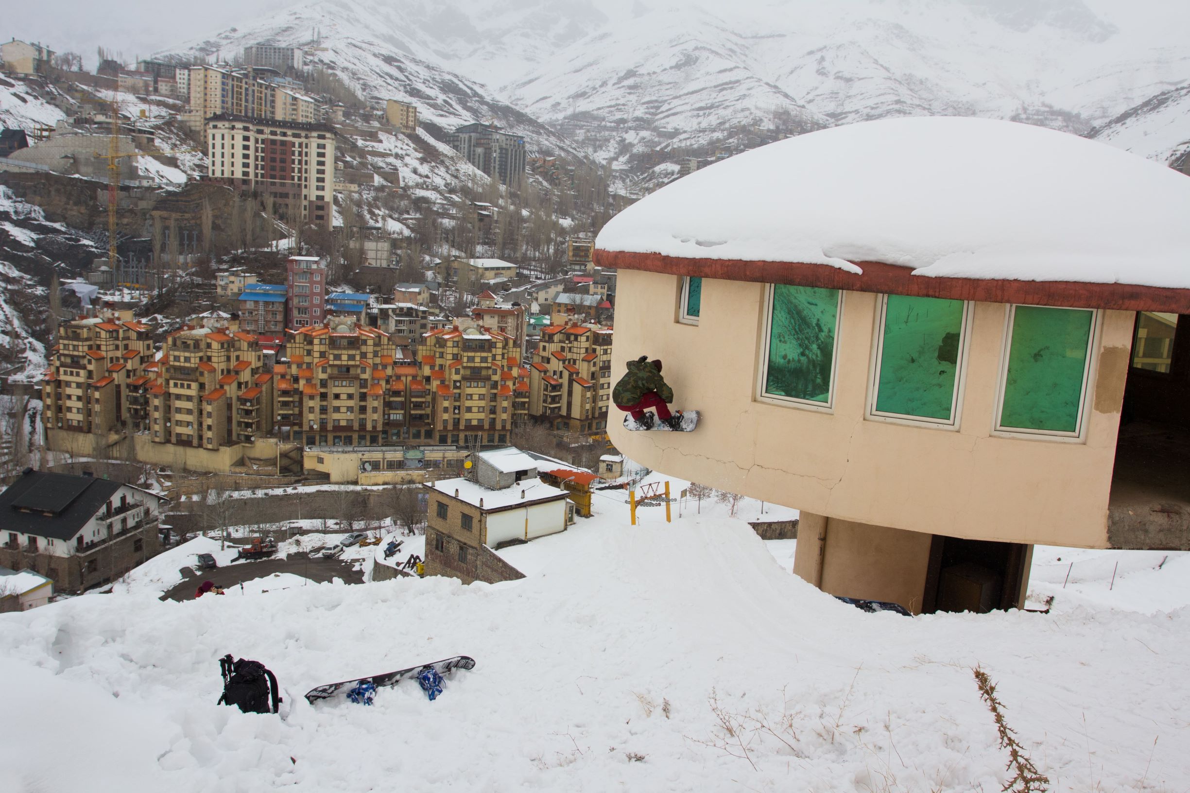 Snowboarden im Iran