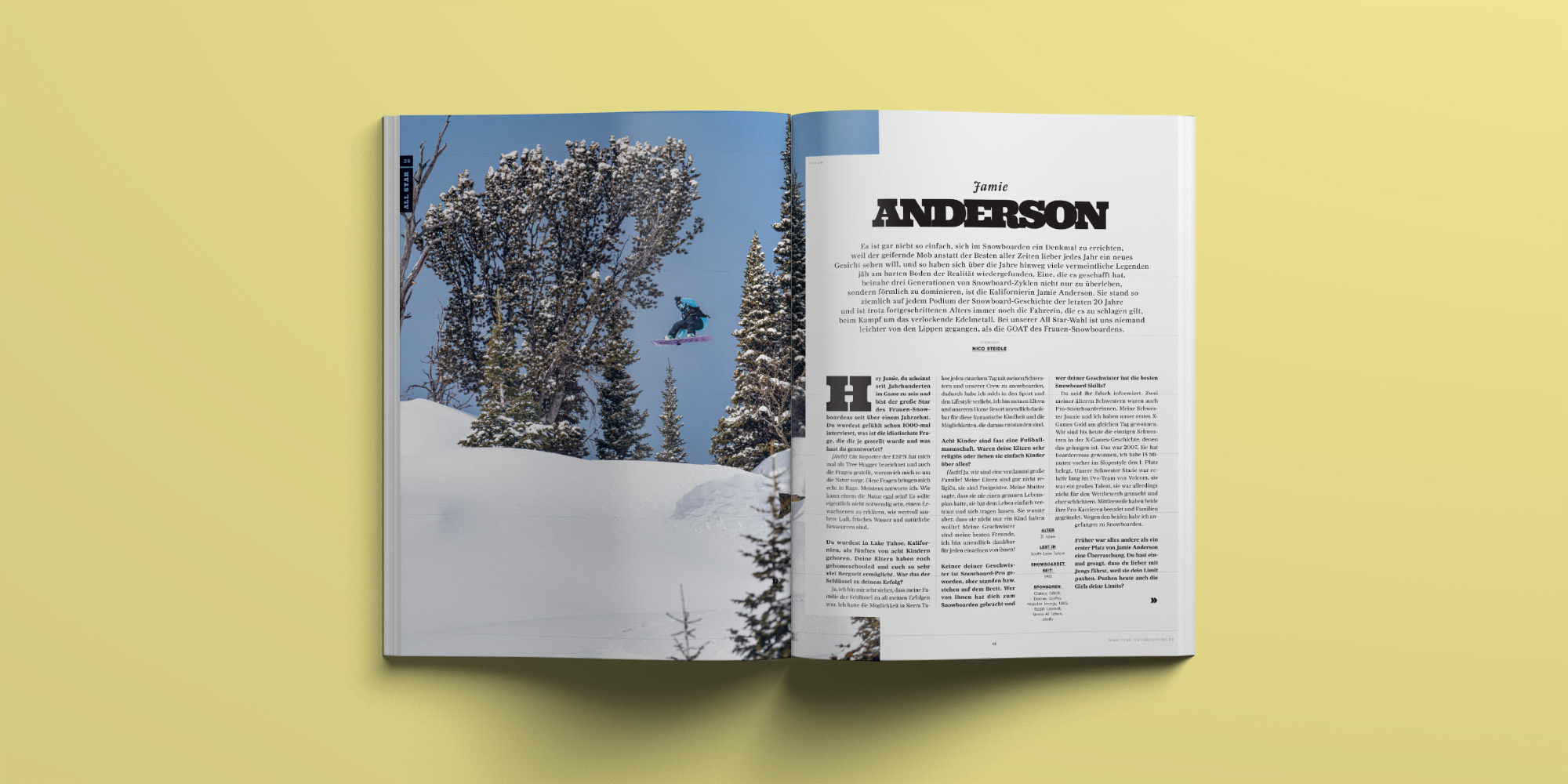 PRIME Snowboarding Magazine #28 – Die All Star-Sonderausgabe | Jamie Anderson