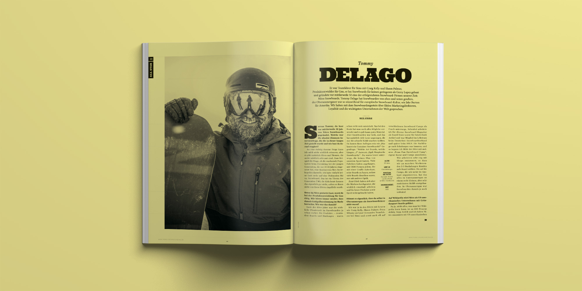 PRIME Snowboarding Magazine #28 – Die All Star-Sonderausgabe | Tommy Delago