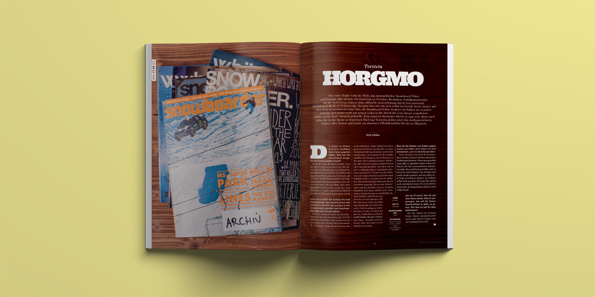 PRIME Snowboarding Magazine #28 – Die All Star-Sonderausgabe | Torstein Horgmo