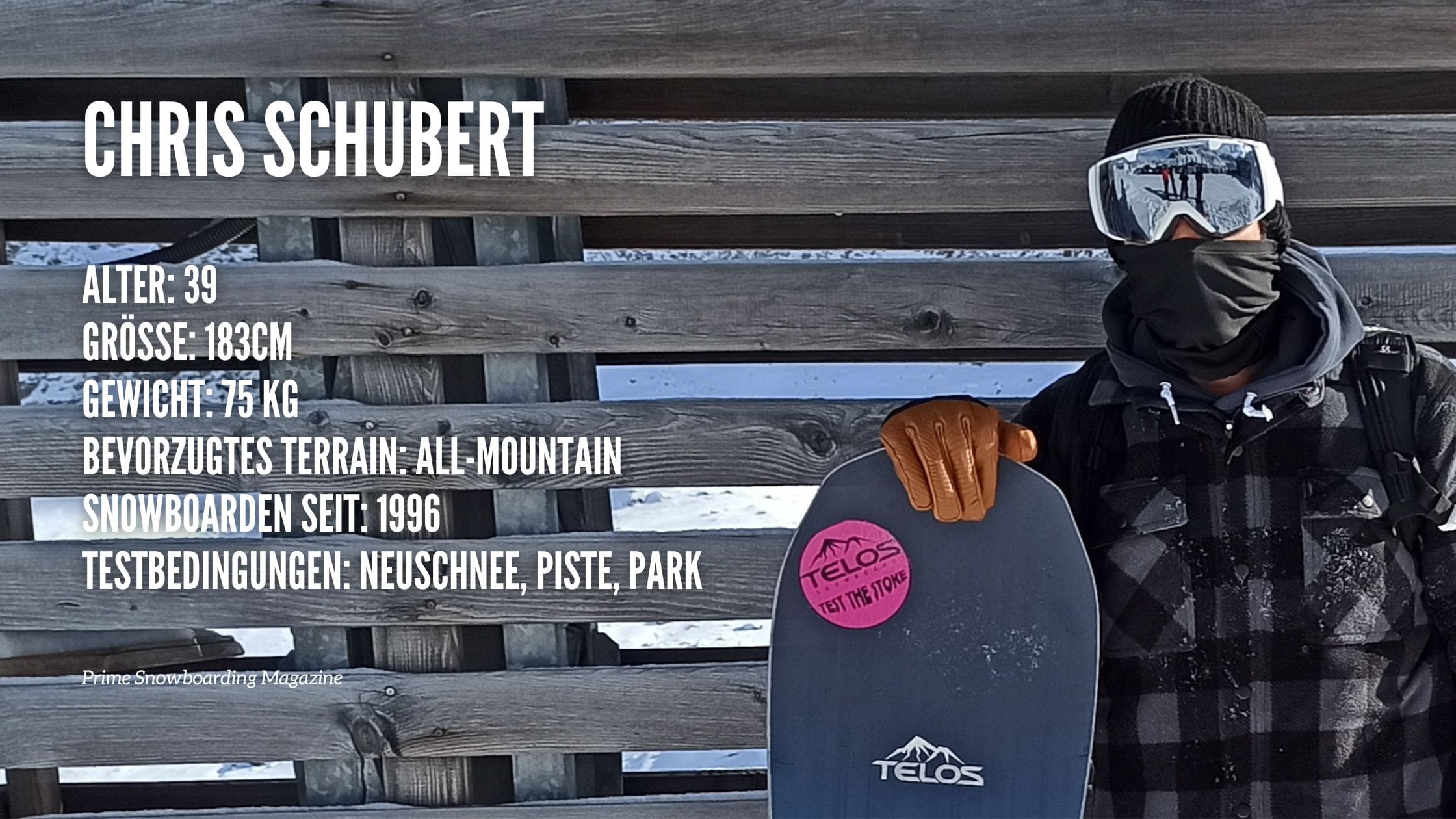 Chris Schuber - Prime Snowboarding Magazine
